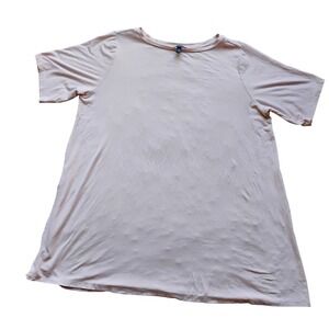 NEW Eileen Fisher Tunic 1XL  Blush Pink Minimalist Lagenlook